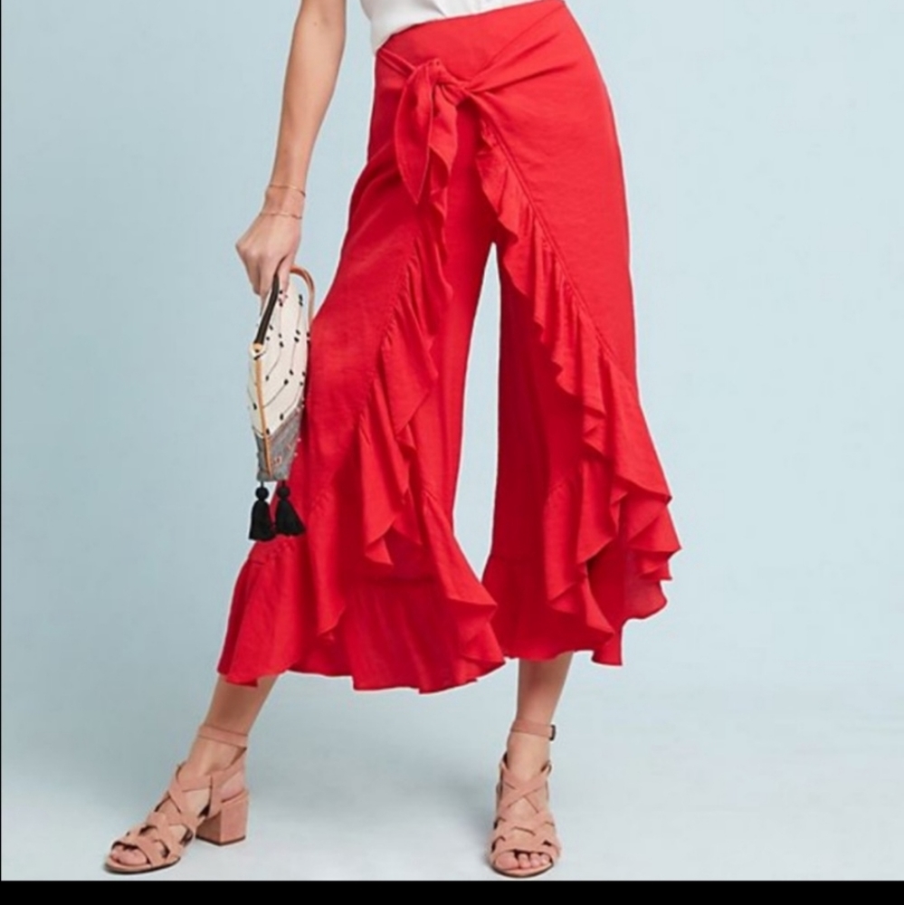 COPY - Red raffle pant